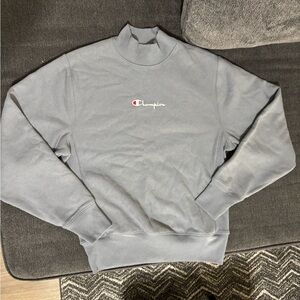 Champion Men's Mock Neck Swearshirt